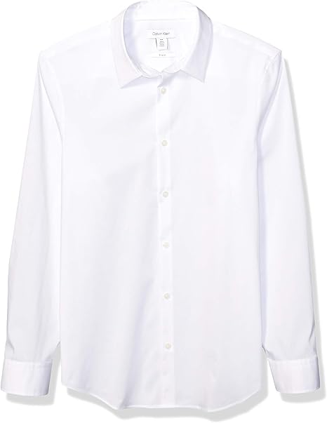 stretch white button down shirt