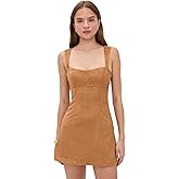 Runaway the Label Women's Zaela Faux Suede Mini Dress