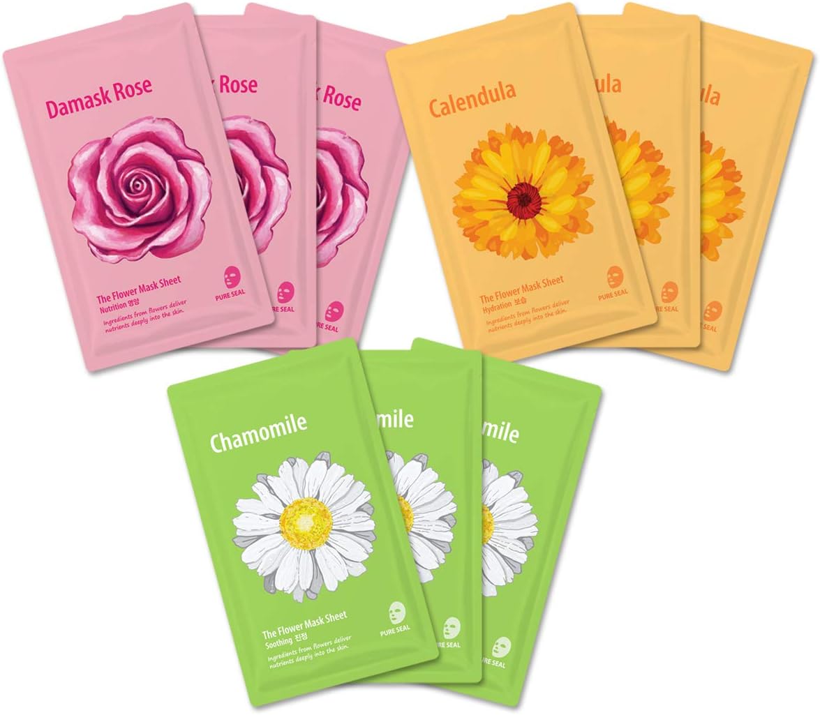 Cnf shes lab the flower mask sheet 3set 9pcs