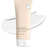 Asterwood Firming Body Cream & Moisturizer - with Matrixyl 3000 Peptides, Ceramides, & Hyaluronic Acid - Firms, Smooths, Hydrating, Lifts - Fast-Absorbing - Fragrance-Free, Cruelty-Free - 7 Fl Oz