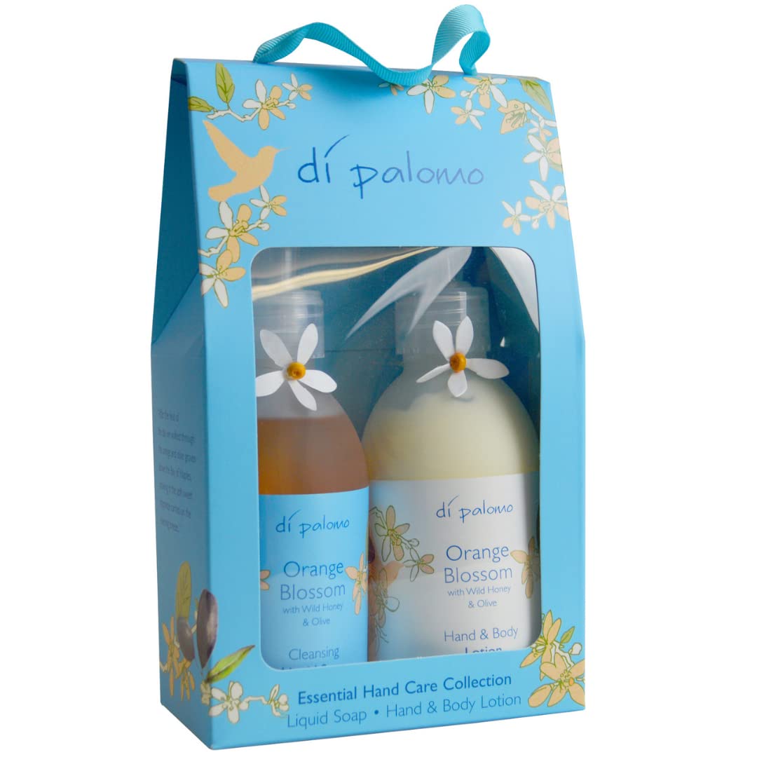 Di Palomo Orange Blossom & Honey | 240ml Hand & Body Soap & Lotion | Luxury Hand Wash | Pamper Gifts for Women or Mother's Day