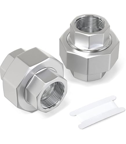 Raccord Union Forgé 1/2" NPT - Acier Inoxydable 304 - Neuf (Stock Excédentaire)