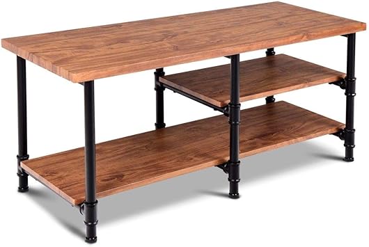 Miyahome 2 Tier X Design Console Table Wood Sofa Side Table With Storage Shelf Entry Hall Table Accent Table Bookshelf Bookcase Furniture For Living Room Entryway 47 3 9 29 Inches Black Entry Tables Home