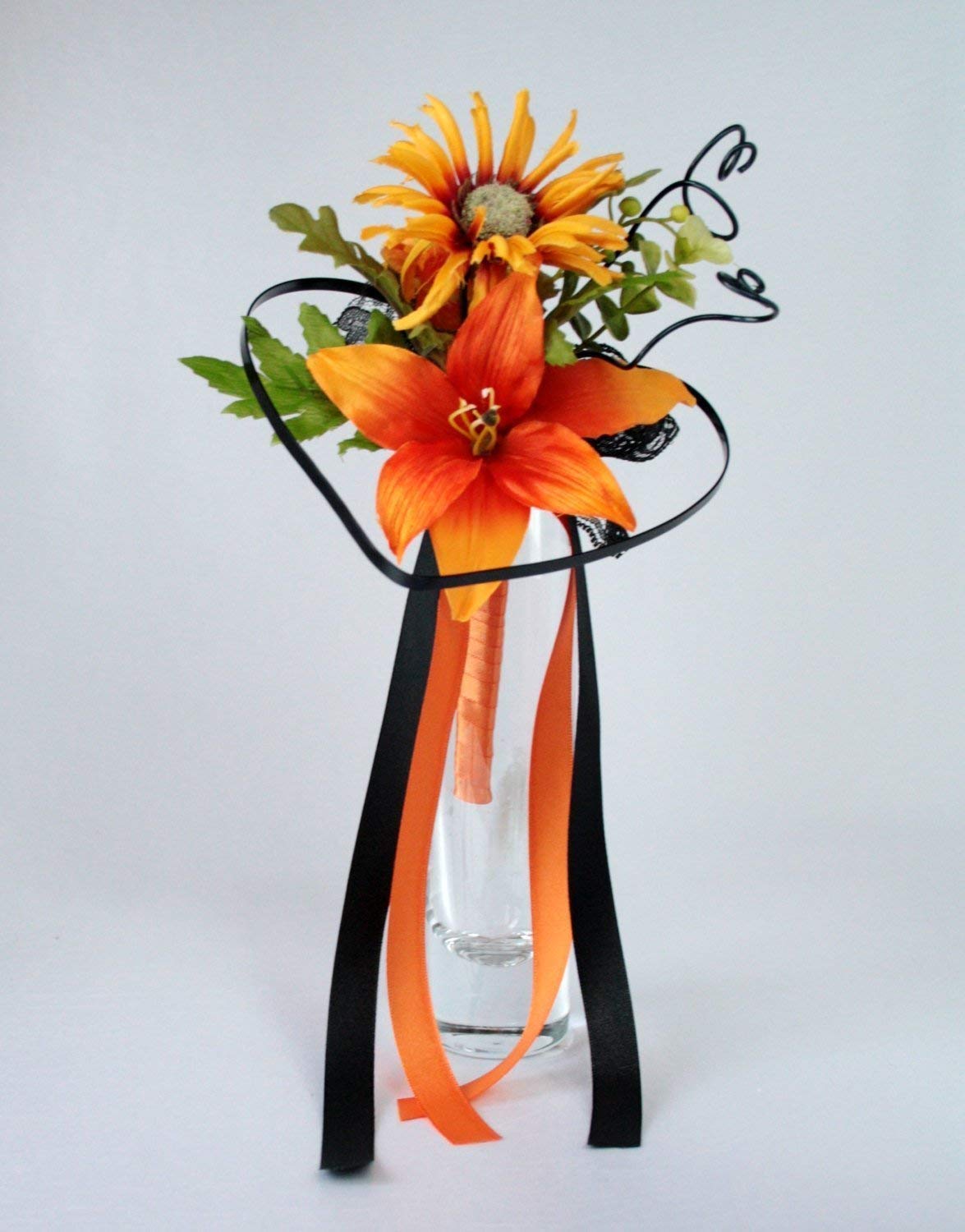 Amazon Com Handmade Ring Pillow Bearer Alternative Flower