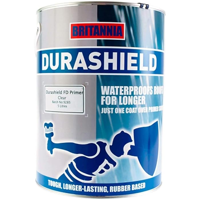 Buy Durashield Grey Rubber Based Waterproof Roof Paint Coating Sealant 5 Litre, High Performance