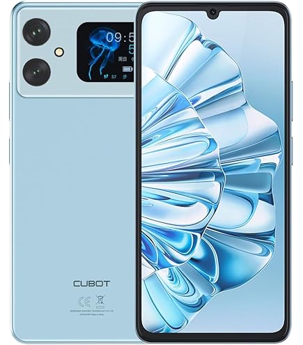 【新品未使用】CUBOT A10 SIMフリースマートフォン 本体 ブルー CUBOT A10, Smartphone Android 14, 6.56 Polegadas 90Hz, 12GB