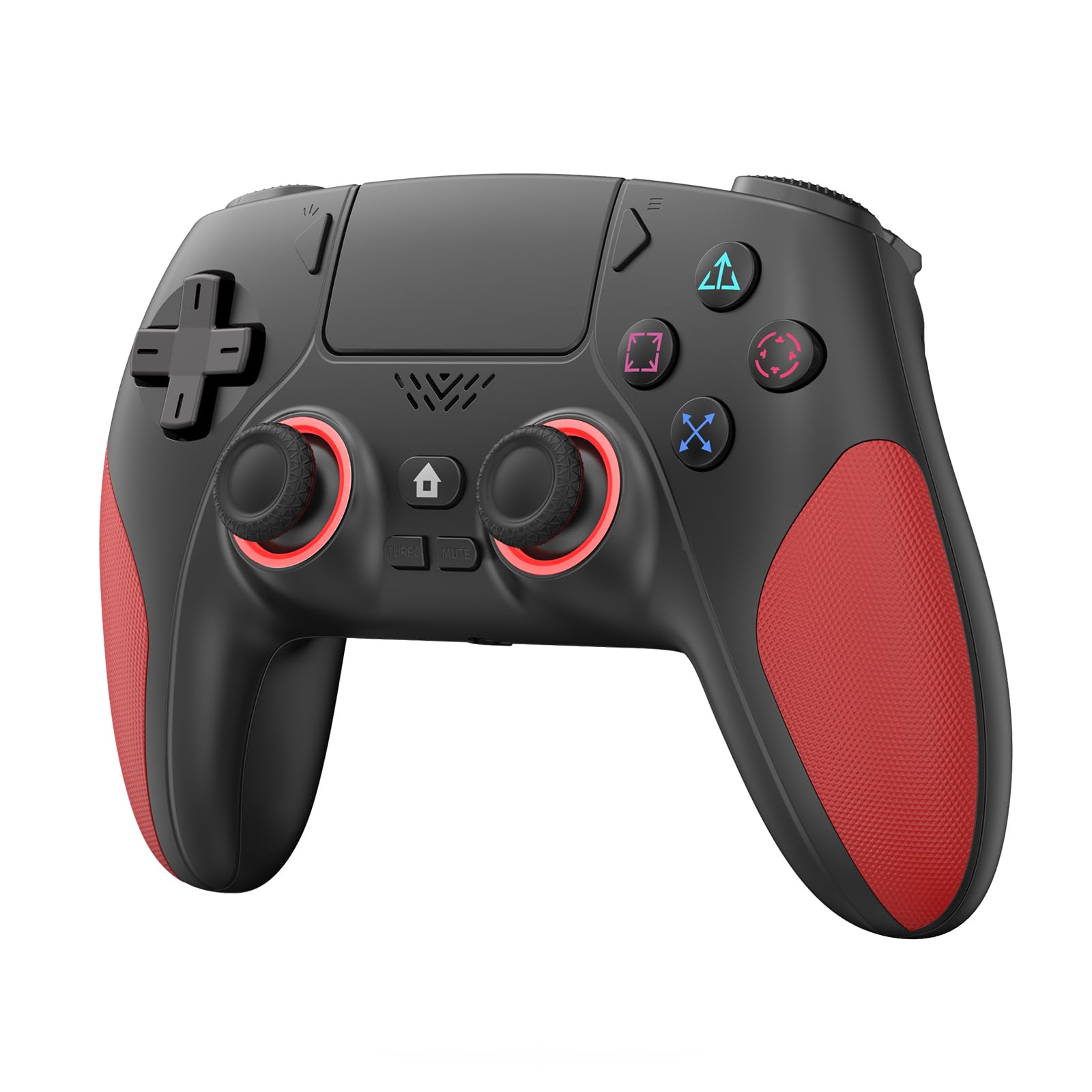 Photo 1 of IWGAME RGB Light Wireless Controller With Back Buttons, Gaming Controller with Hall Effect Joysticks & Triggers Support Programmable, Reamp, Turbo Functions, Dual Vibration, 3.5MM Audio Jack(Black)
