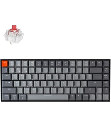Amazon.com: Keychron K2 75% Layout 84 Keys Hot-swappable Bluetooth
