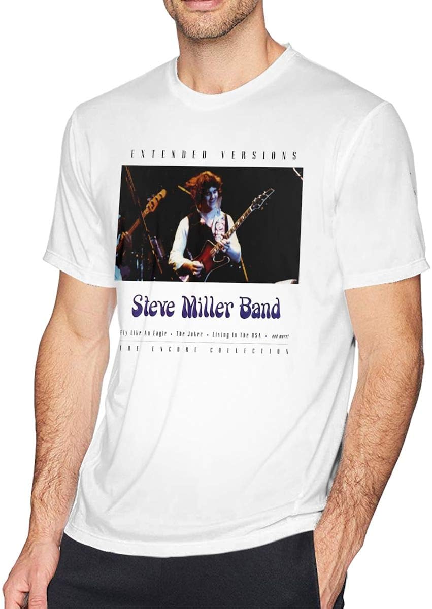 Wdnmddm Steve Miller Band Men's Classic TShirt White Clothing