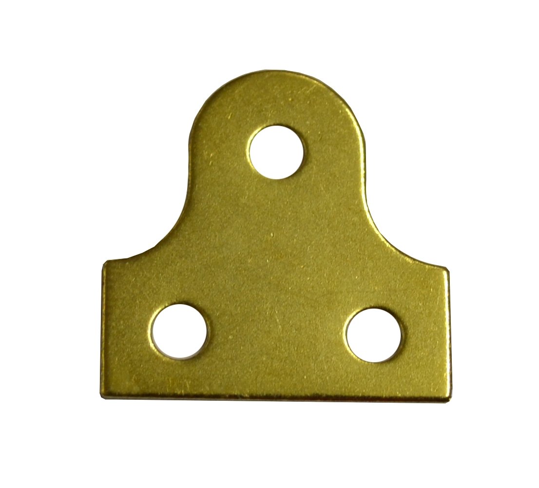 Centurion MF15P Plain Glass Plates, 50mm, Brassed Pack of 2, Various