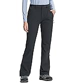 Pioneer Camp Women's Hiking Pants Flared Lightweight Water Resistant Cargo Travel Pants Ripstop Quick Dry for Work Golf Camp