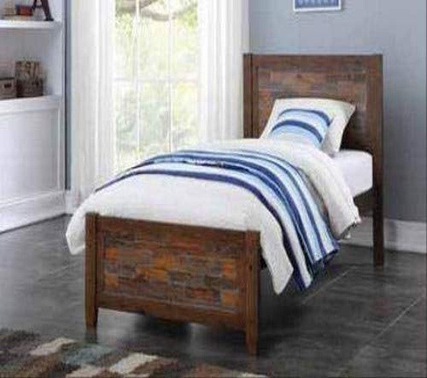 Donco Kids Artesian Bed, Twin, Brown Glaze