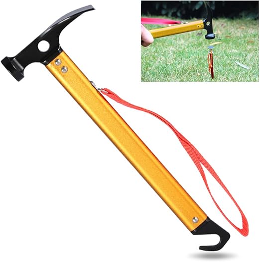 NEW CAMPING CAMP TENT PEG HOOK REMOVER EXTRACTOR HAND TOOL