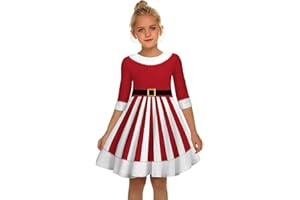 yolsun Ugly Sweater Dress for Girl Christmas Party Costume