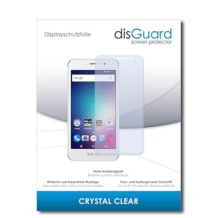 disGuard® Displayschutzfolie [Crystal Clear] kompatibel mit BLU Energy M [4 Stück] Kristallklar, Transparent, Unsichtbar, Ext