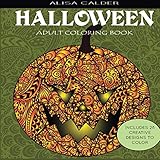 Adult Coloring Books: Halloween Designs by Alisa Calder