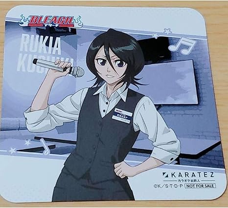 Amazon 朽木ルキア コースター カラ鉄 カラオケの鉄人 Bleach ブリーチ グッズ アニメ 萌えグッズ 通販