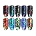BORN PRETTY 0.2g Chameleon Cloud Paillette Powder Irregular Nail Art Glitter Sequins flakiess