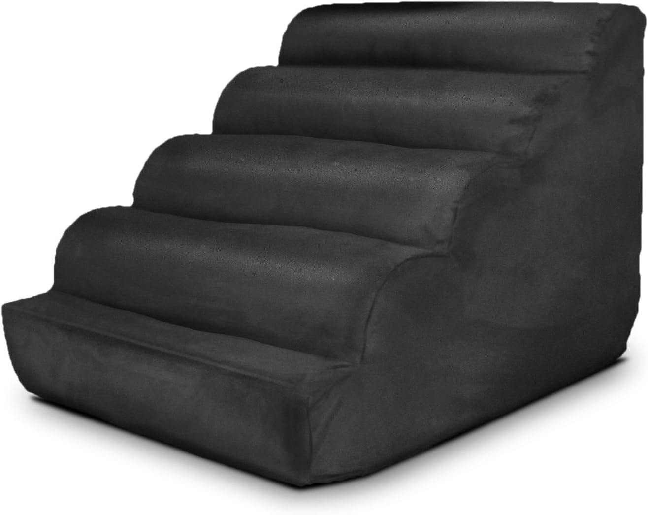 Snoozer Scalloped Pet Ramp, Medium, Black : Pet Habitats : Pet Supplies