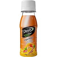 Dex4 Liquiblast – Orange Mist Flavour – 2oz Bottle, 6-Pack – Fast-Acting, Pre-Measured Glucose – Fat-Free, Gluten-Free, Caffe