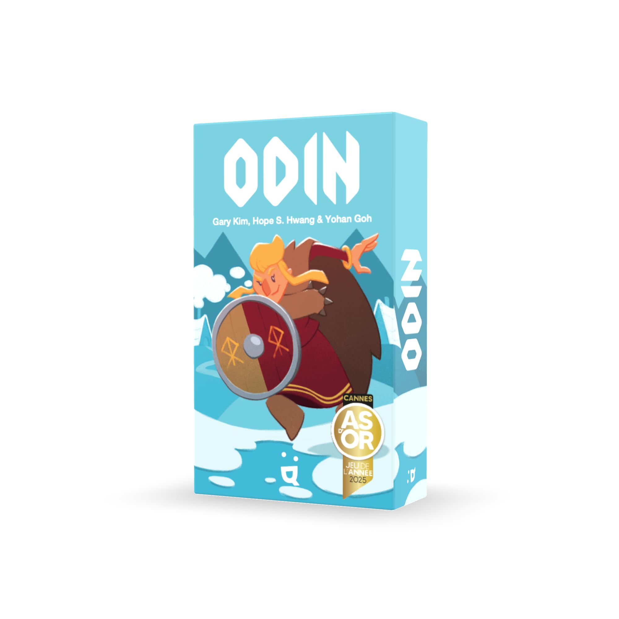 Helvetiq | Odin | Card Game | Ages 7+ | 2-6 Players | 15 Minutes Playing Time, White.
