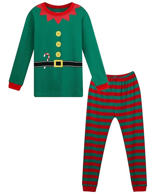 Buy Cozy Feeling Toddler Christmas Pjs, Boys Elf Pajamas for Kids
