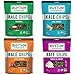 Rhythm Superfoods Kale Chips, Variety Pack, Original/Zesty Nacho/Kool Ranch, Organic and Non-GMO, 2.0 Oz (Pack of 4), Vegan/Gluten-Free Superfood Snacks