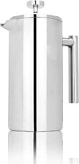 Maison & White French Press Cafetiere Stainless Steel 350 ml 7 Piece Gift Set view 3