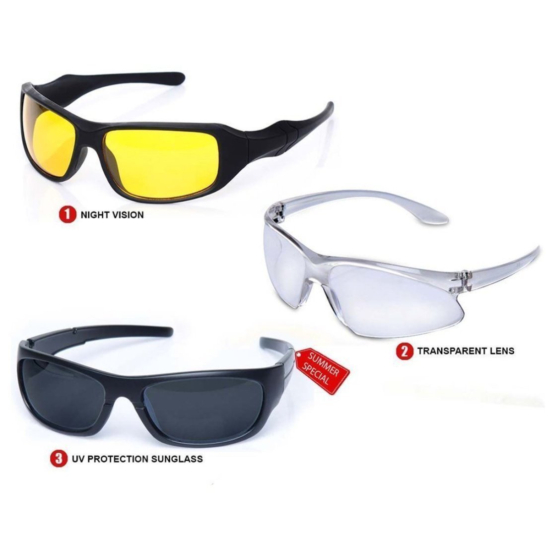 Lunettes De Vision Nocturne Pour Conduite De Nuit - Lunettes Anti-éblouissement Universelles