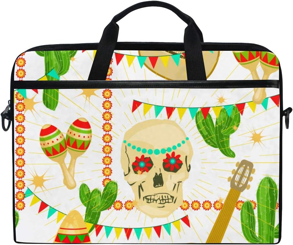 HUAYEXI 15-15.4 Inch Laptop Bag,Laptop Cinco De Mayo May 5 Federal,Multifunctional Fabric Laptop Case,Portable Sleeve Briefcase