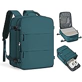 coofay Large Travel Backpack Carry on Flight Approved Mochila De Viaje Carry on Backpack for Airplanes Spirit Airlines Personal Item Bag 18x14x8 Inches Travel Bag Traveling Backpack for Women Men