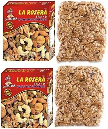 La Rosera Light Half/Giri Walnuts (Akhrot) 500g (250gm x 2)-Without Shell.