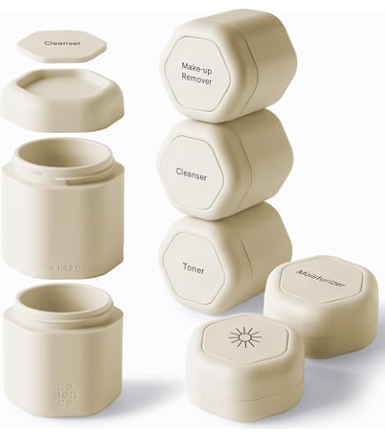 Amazon.com : Cadence Parcel - Clear Travel Kit with Zipperless