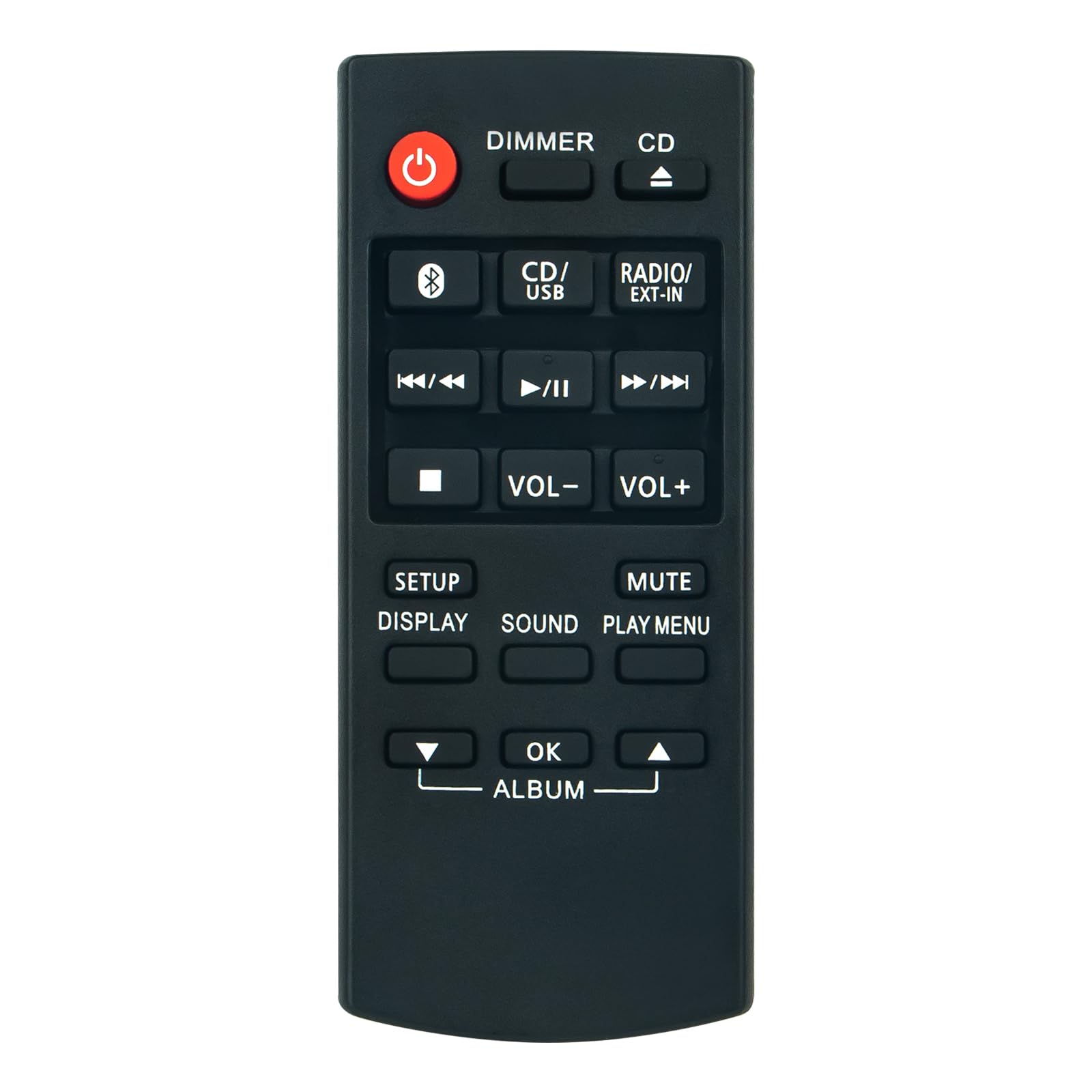 N2QAYB001050 VINABTY Replace Infrared Remote Control Fit for Panasonic SCALL5CD SC-ALL5CD SPEAKER SYSTEM SC-ALL5CDGNK