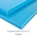 ViscoSoft 2 Inch Gel Memory Foam Mattress Topper Queen | US-Made Response Plush Mattress Pad