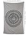 RAJRANG Indian Mandala Tapestry Wall Hanging Black and White Elephant Hippy Tapestries Twin Hippie Beach Throw College Dorm Decor Bohemian Boho Bedsheet - 84x54 Inches