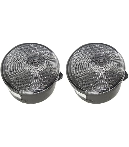 Pair Of Clear Turn Signal Lights For Jeep Wrangler JK 2014-2018 - Driver & Passenger Side (CH2526103/CH2527103)