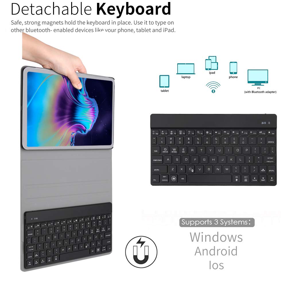 JADEMALL Pro 11 Keyboard Case for iPad Pro 11 Inch 2018, iPad Pro 11\