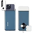 Cell Phone Lock Box with Timer, Portable Time Lock Box for iPhone and Android Phone, Help to Be Self-Discipline and Focus to Achieve Goals, Prevent Phone Addiction (L, Dark Blue)
