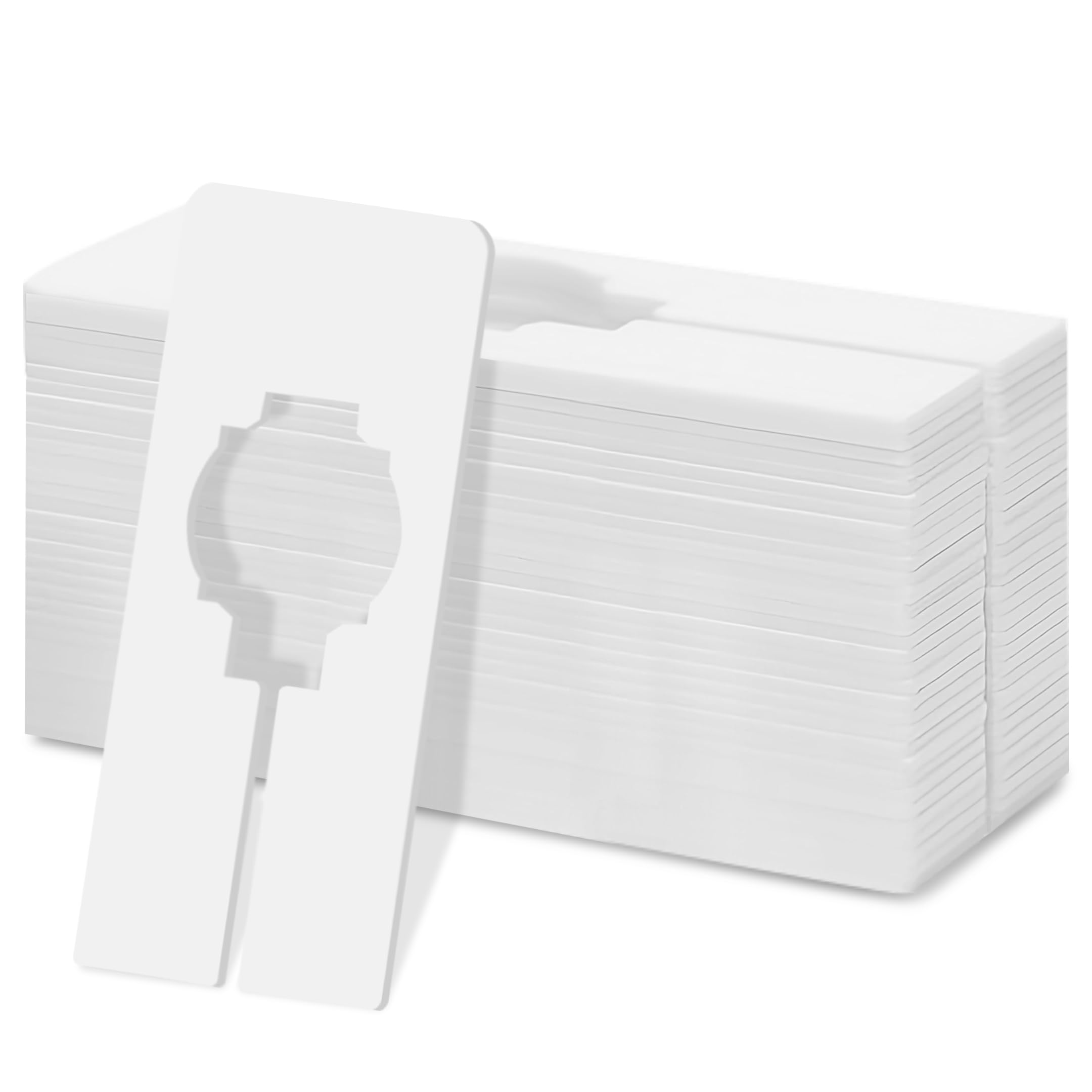 mwellewm 30 PCS Wardrobe Dividers, White Plastic Clothes Divider Shelf, Rail Storage Organiser Hanger Rack Size Tags for Closet Clothing