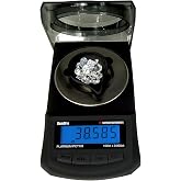 GemOro Platinum PCT101 Carat Scale, 100ct x 0.005ct, Digital Gemstone Scale | 100ct capacity with 0.005ct readability; includes draft shield, calibration weight, tweezers, scoop and carrying case.