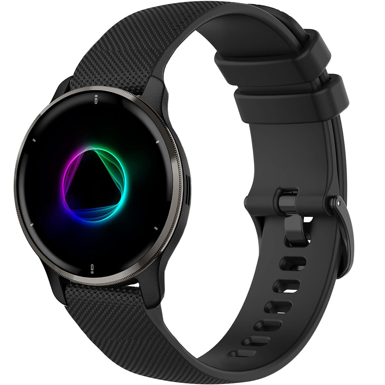 Issinlky band for Garmin Venu 2 Plus, 20mm band Soft Silicone strap for Garmin Venu Sq/Music/Sq 2/2 Music/Vivoactive 3/5/6/Vivomove HR/Forerunner 55 245 645