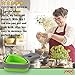 Pasta Portion Control Containers - Best Cooking Gadgets & Kitchen Tools, Use With Spaghetti or Other Pastas, Easy to Clean, Collapsible & Perfect Storage Size - Control Portions and Weight Loss