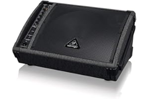 Behringer EUROLIVE F1220D Bi-Amped 250 Watt Monitor Speaker System with 12" Woofer, 3" Tweeter and Feedback Filter