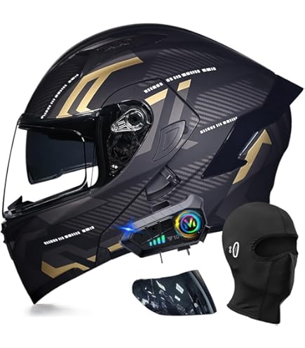 bluetooth motorcycle helmets 2015 Amazon.com: Bluetooth Modular Motorcycle Helmets, DOT/ECE Approved Full  Face Motorcycle Helmet with Flip Up Dual Visor for Adults Men and Women H  XXL : Automotive
