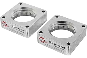 AFE POWER Silver Bullet Throttle B ody Spacer Kit (Pair)