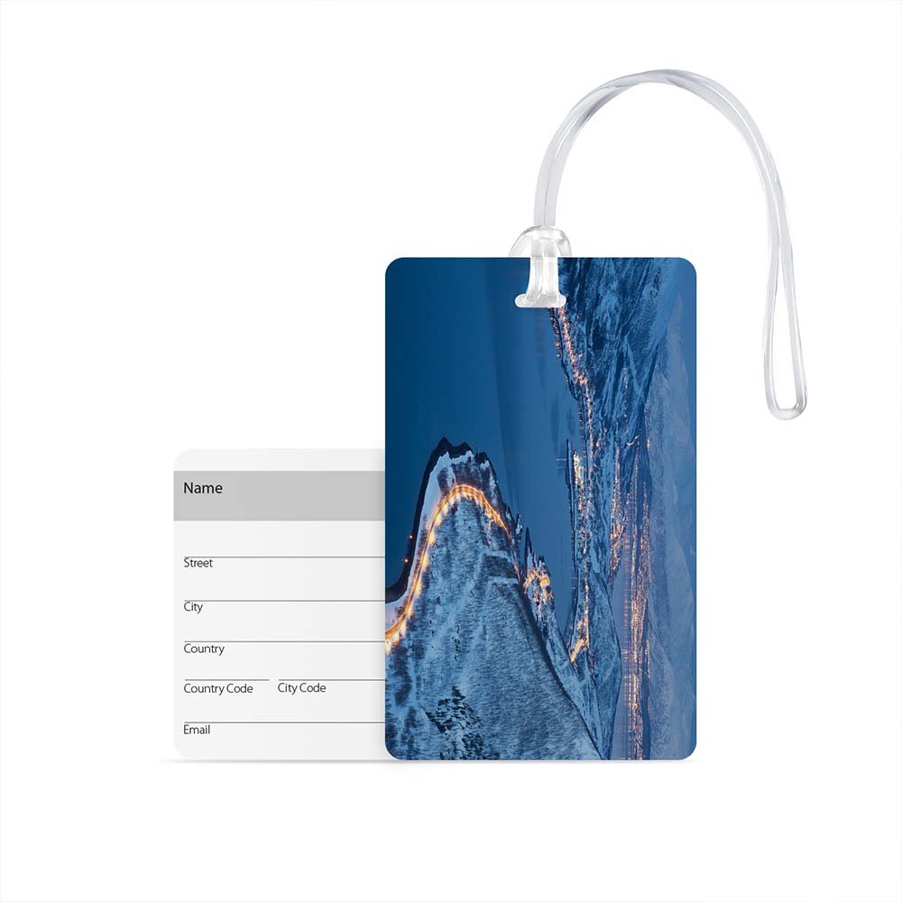 printed luggage labels