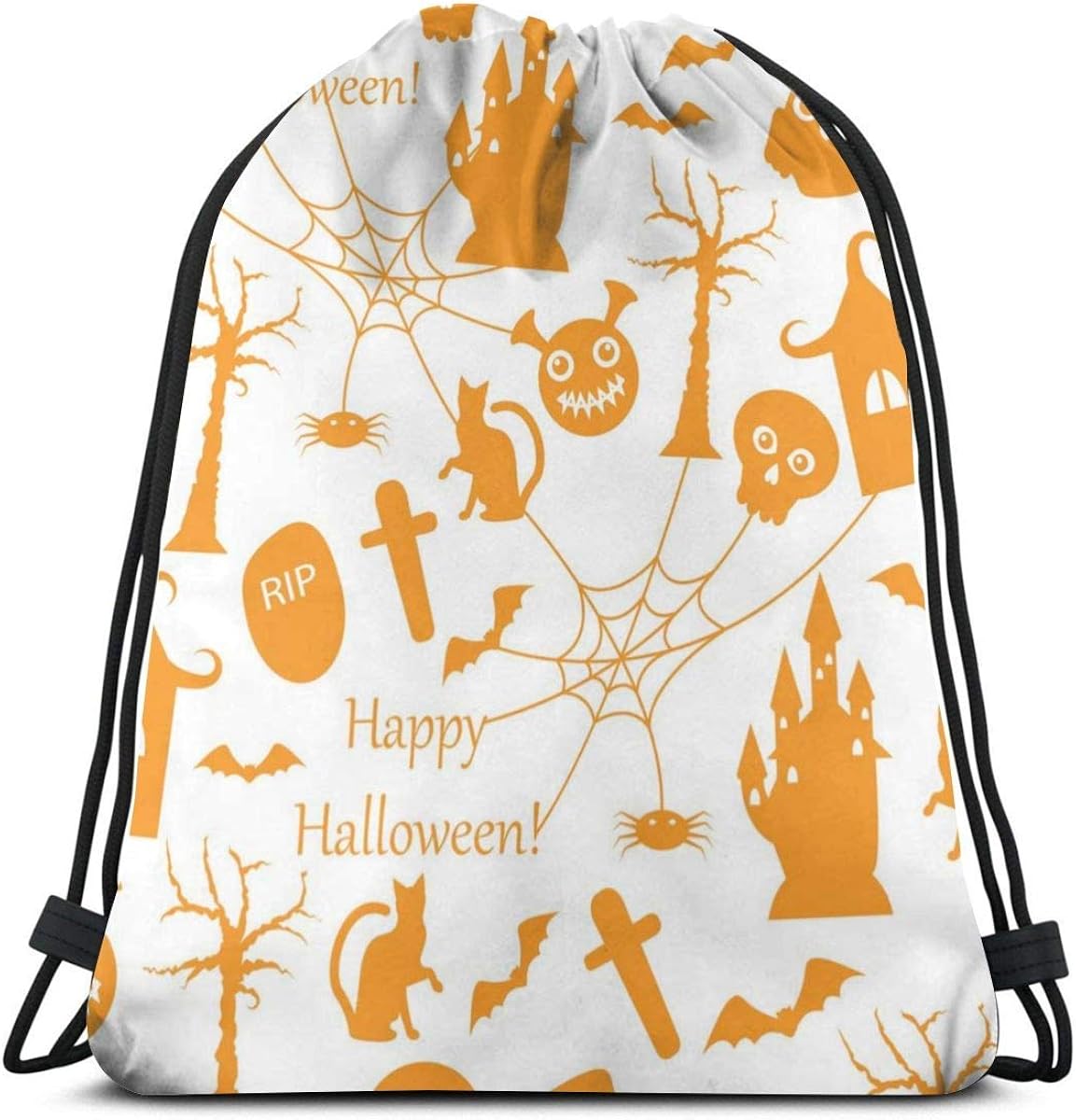 halloween drawstring backpack