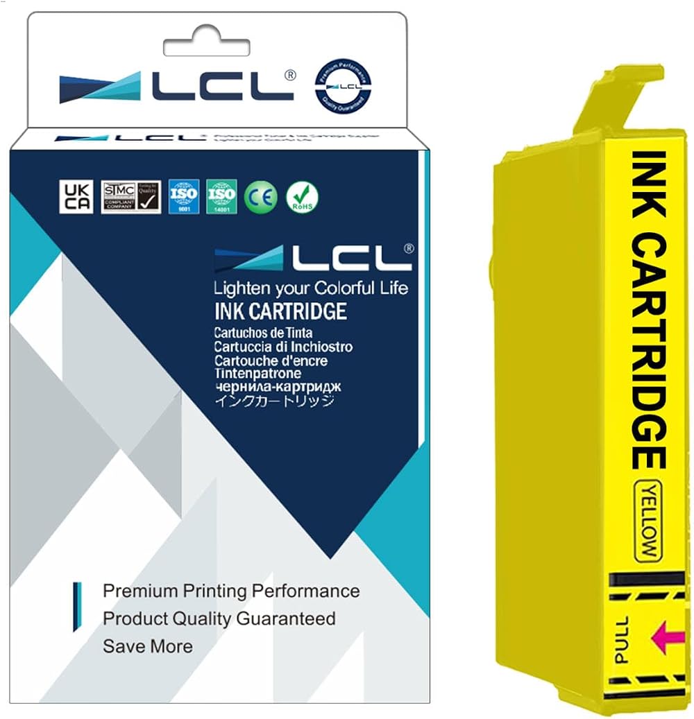 LCL Compatible Yellow Ink Cartridge 603 XL for Epson Expression Home XP WF