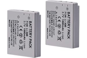 Compatible for Olympus LI-30B Battery for Digital, µ-Mini Digital S Camera(2PCS LI-30B)